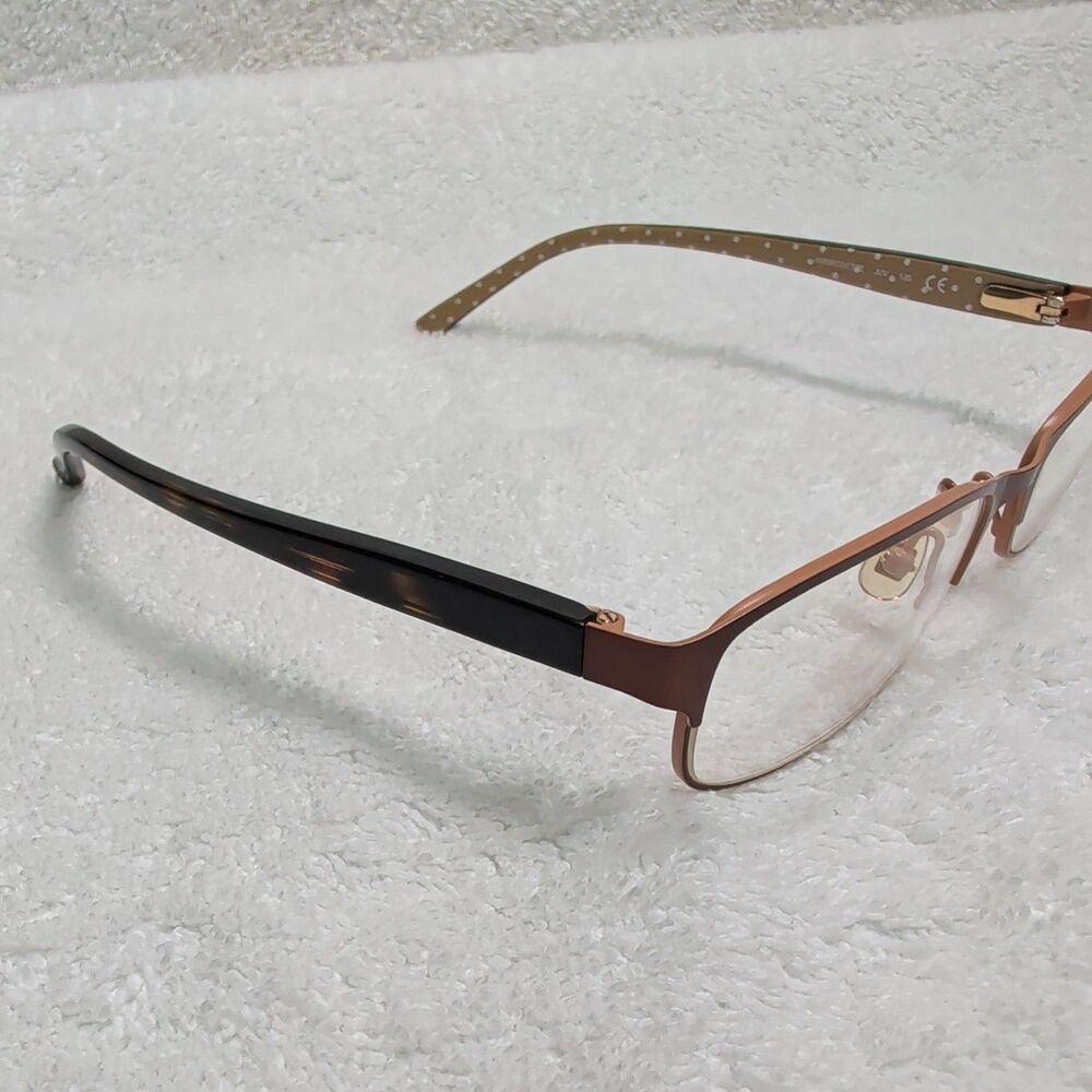 Kate Spade Eyeglasses Ambrosette Bronze Tortoise Brown Polka Dot 54 17 135 - Picture 2 of 6